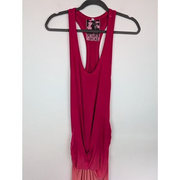Young Fabulous and Broke Dress Hamptons Maxi Ombre Sexy Summer Boho Pink Size XS - Picture 7 of 13